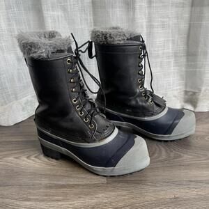 White’s‎ Boots Men’s 6 PAC Snow Boots Wool Lined Waterproof Leather Made USA